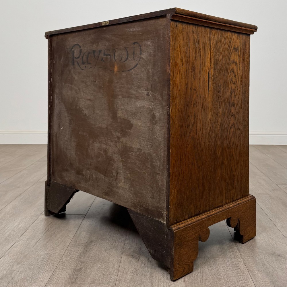 Antique 20th Century Small Chest Of Drawers In Oak View VI