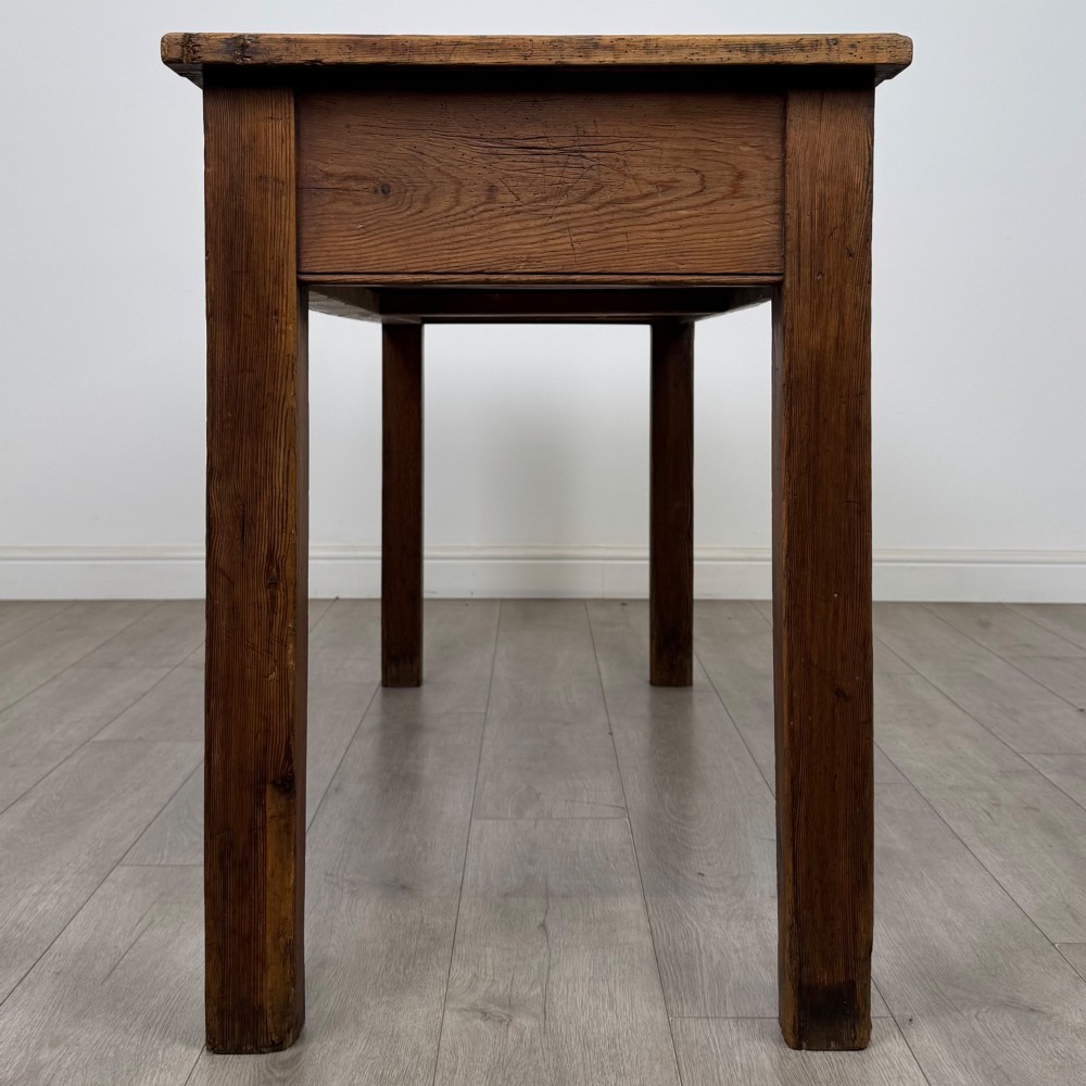 Antique 19th Century Victorian Rustic Pine Writing Table View III