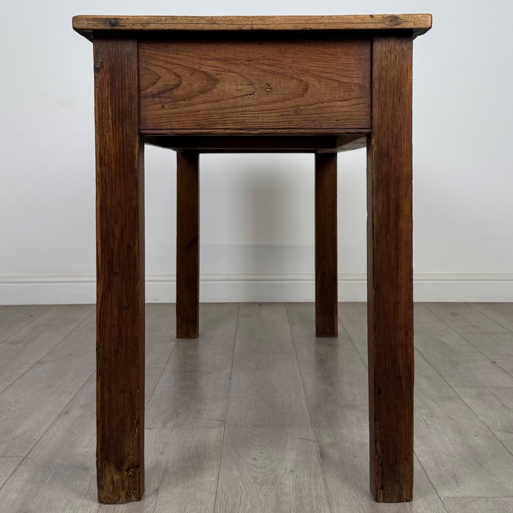 Antique 19th Century Victorian Rustic Pine Writing Table View VII