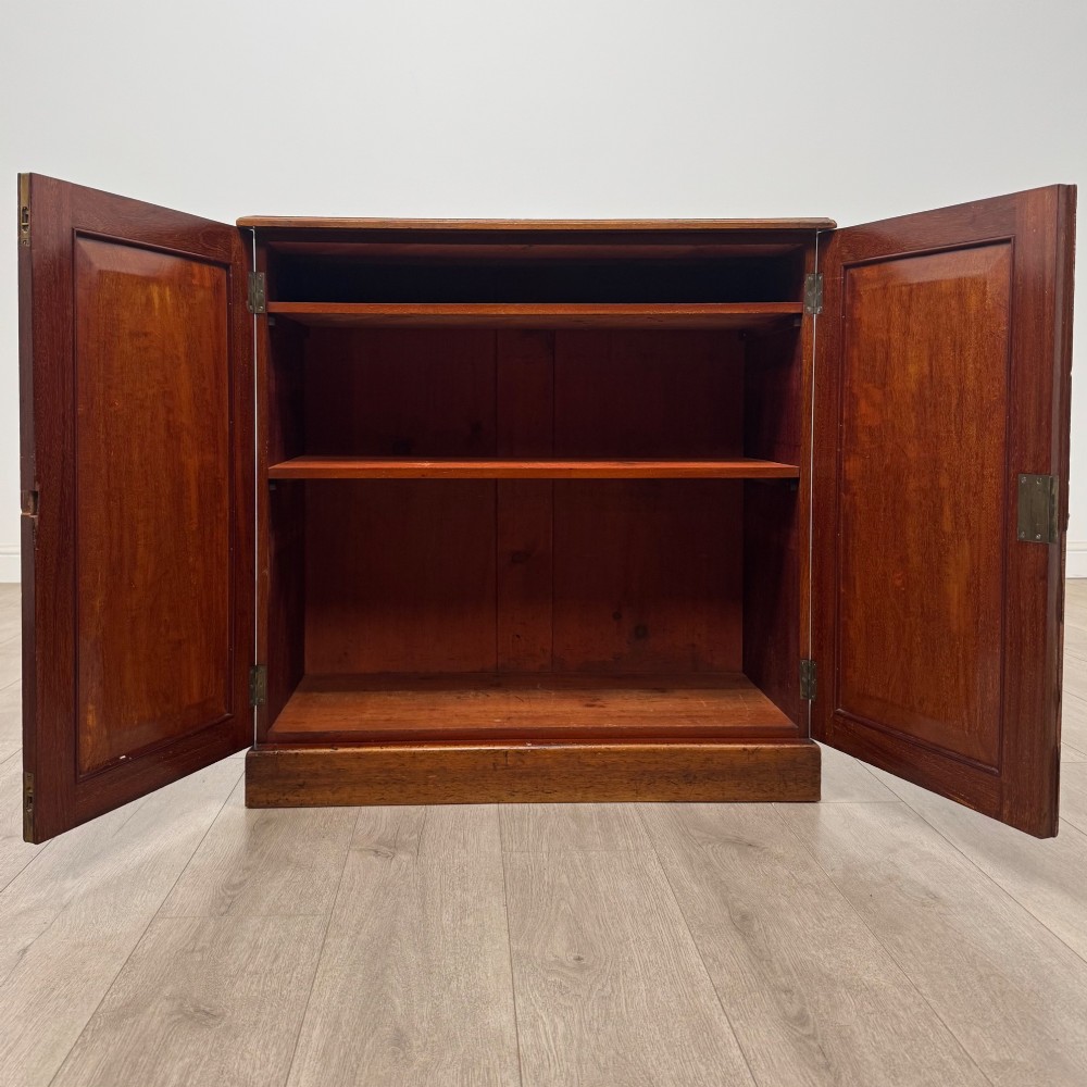 Antique 19th Century Small Victorian Cupboard In Mahogany View II