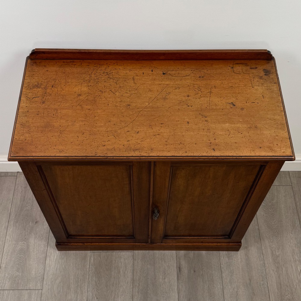 Antique 19th Century Small Victorian Cupboard In Mahogany View X