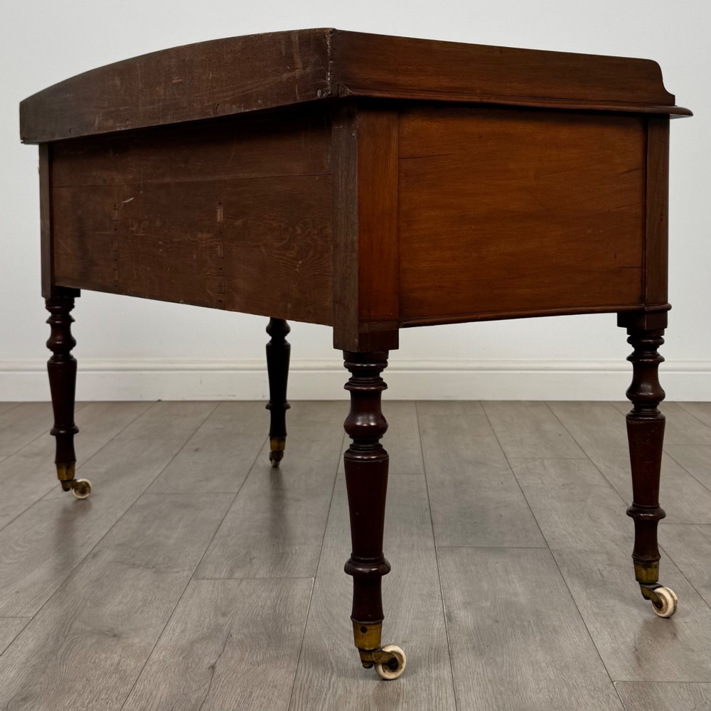 Antique 19th Century Victorian Writing Table In Mahogany View VI