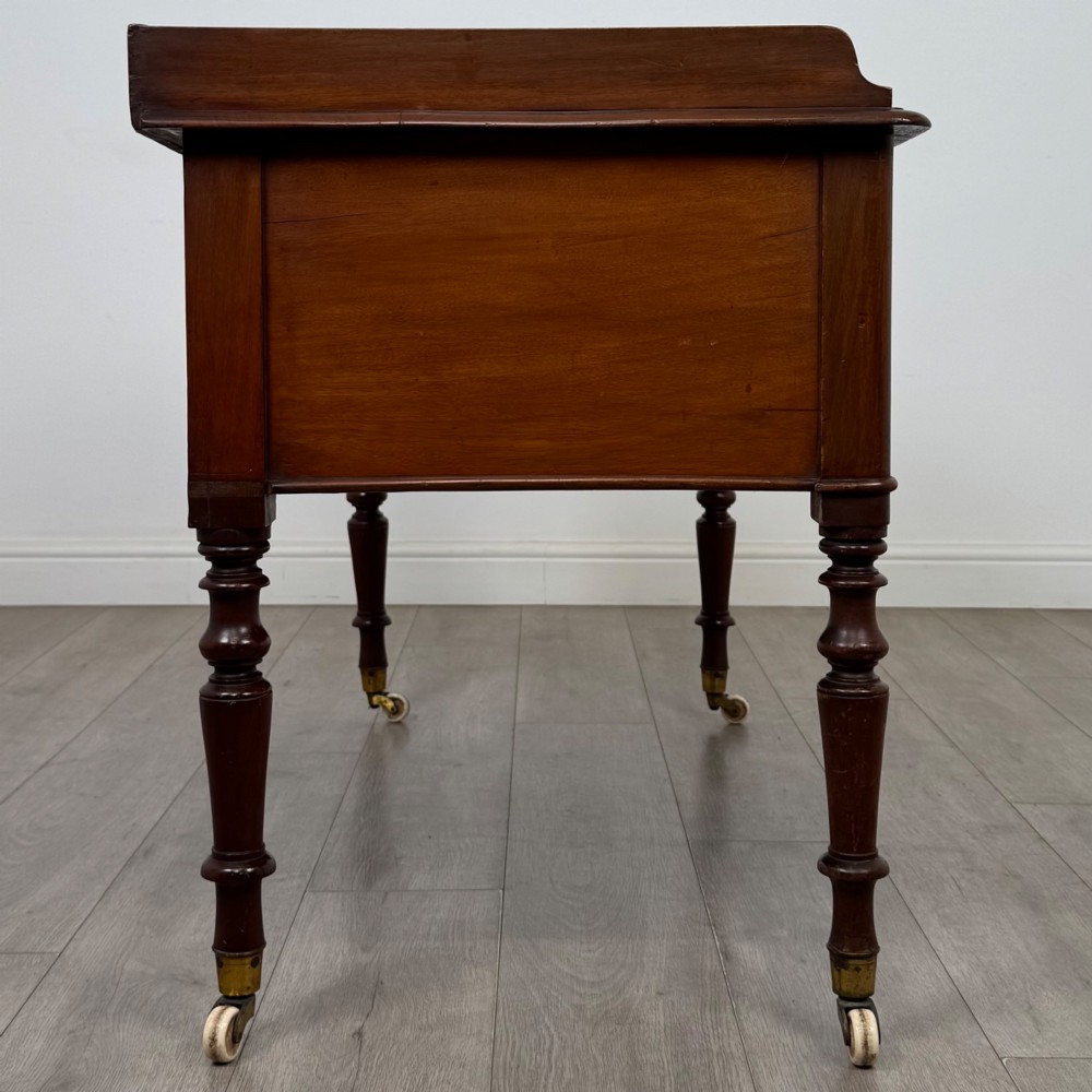 Antique 19th Century Victorian Writing Table In Mahogany View VII