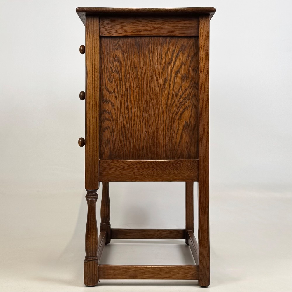 Antique 20th Century Small Chest Of Drawers In Oak View III