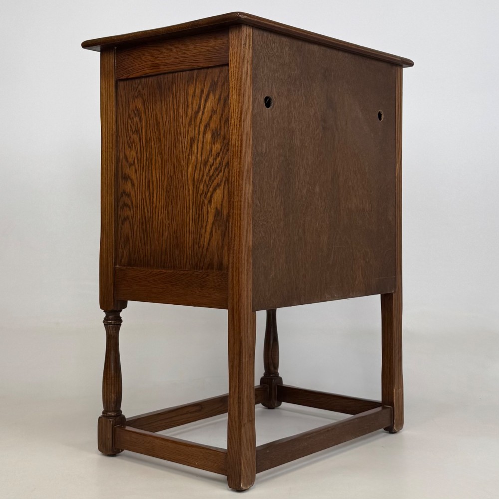 Antique 20th Century Small Chest Of Drawers In Oak View IV