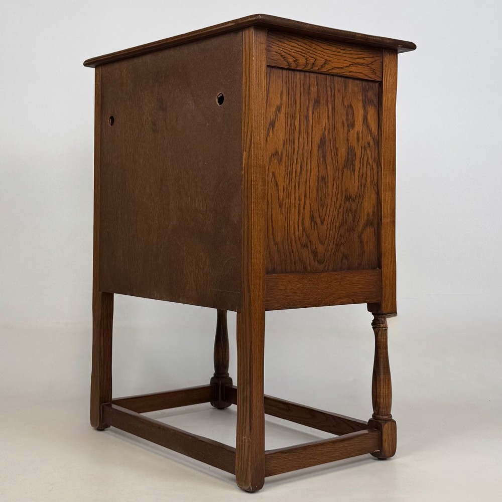 Antique 20th Century Small Chest Of Drawers In Oak View VI