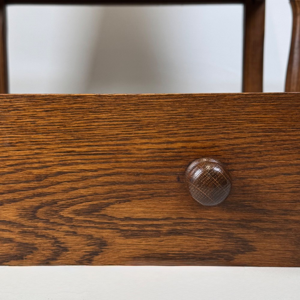 Antique 20th Century Small Chest Of Drawers In Oak View XI