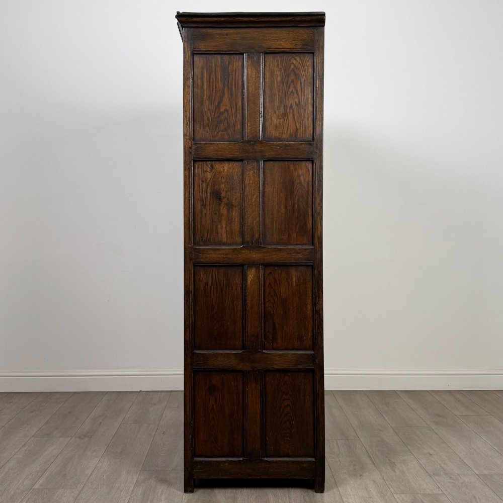 Antique 20th Century Fine Quality Small Oak Wardrobe View IV