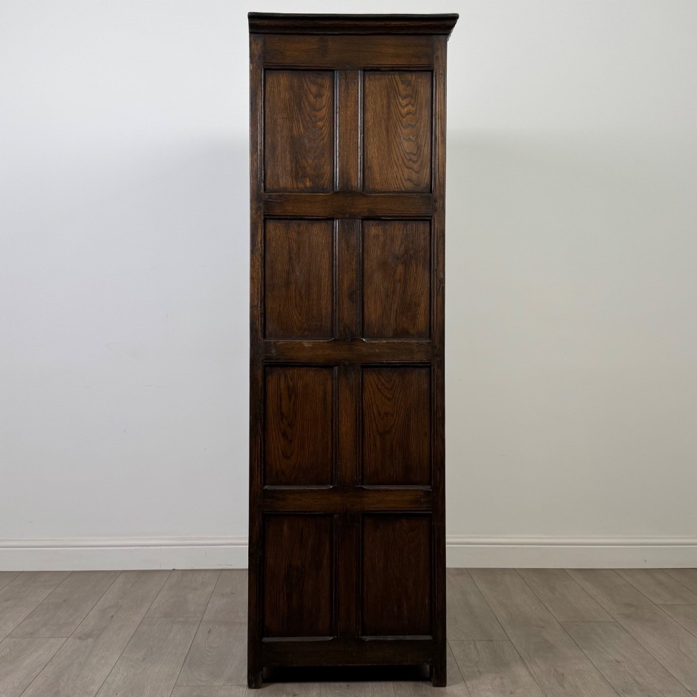 Antique 20th Century Fine Quality Small Oak Wardrobe View VIII