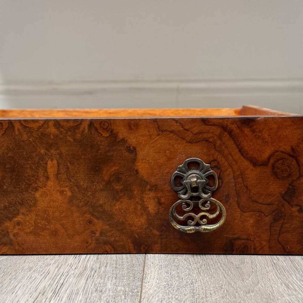 Antique 20th Century Edwardian Sideboard In Burr Walnut View XII