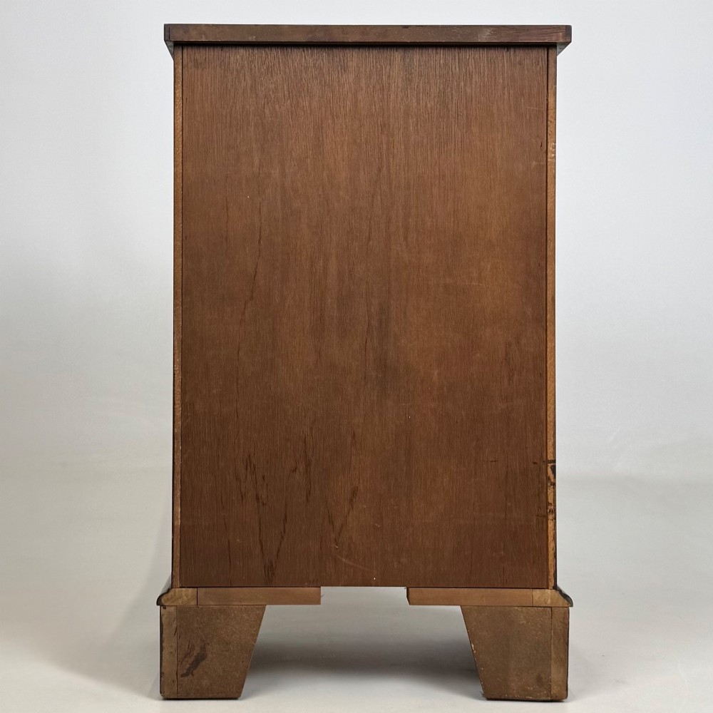Antique 20th Century Small Chest Of Drawers In Yew Wood View V