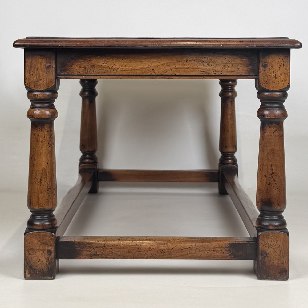 Antique 20th Century Good Quality Coffee Table In Elm View III