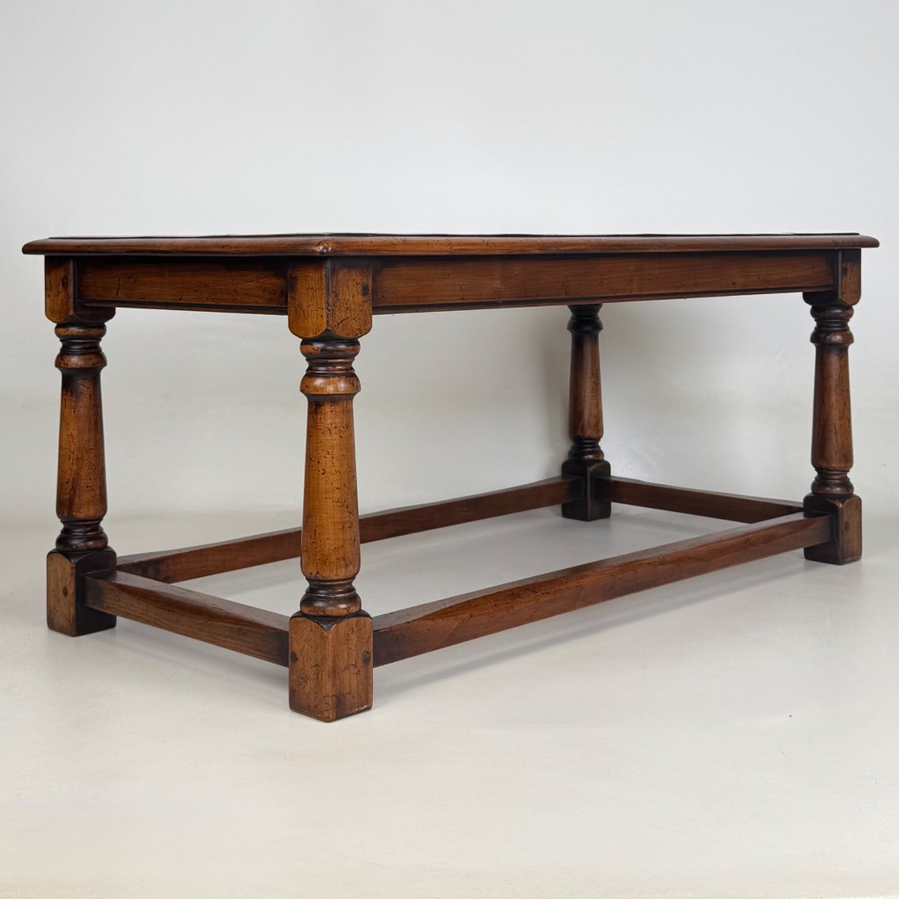 Antique 20th Century Good Quality Coffee Table In Elm View VIII