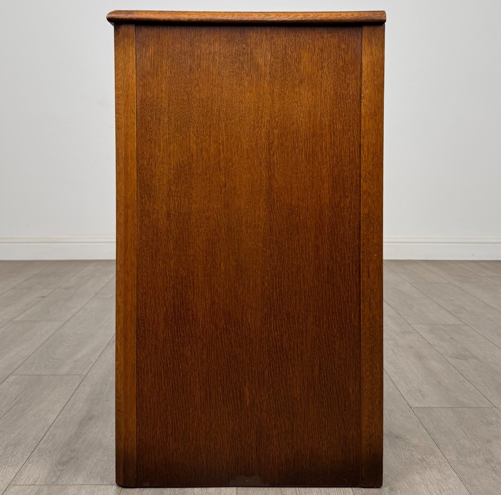 Antique 20th Century Edwardian Chest Of Drawers In Oak View III
