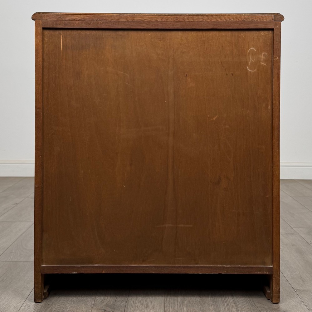 Antique 20th Century Edwardian Chest Of Drawers In Oak View V