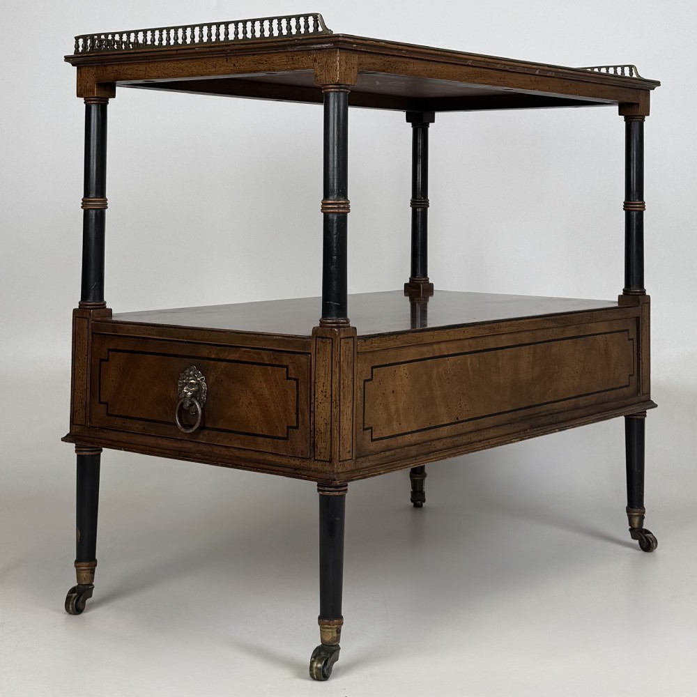 Antique 20th Century Regency Style Cabinet In Mahogany