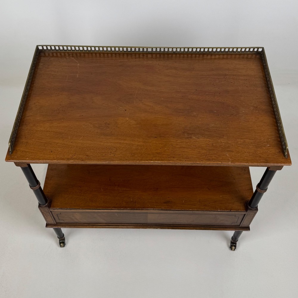 Antique 20th Century Regency Style Cabinet In Mahogany View IX