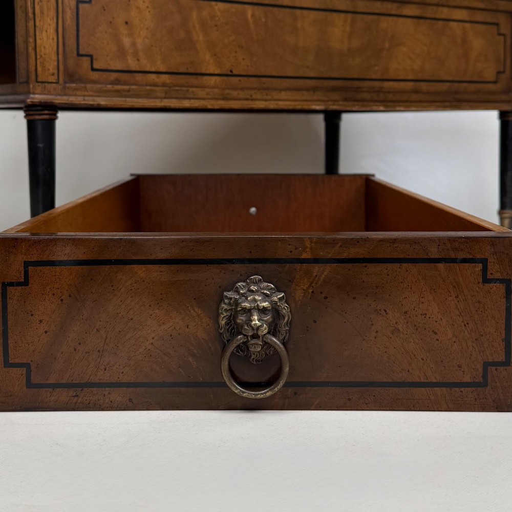 Antique 20th Century Regency Style Cabinet In Mahogany View XI