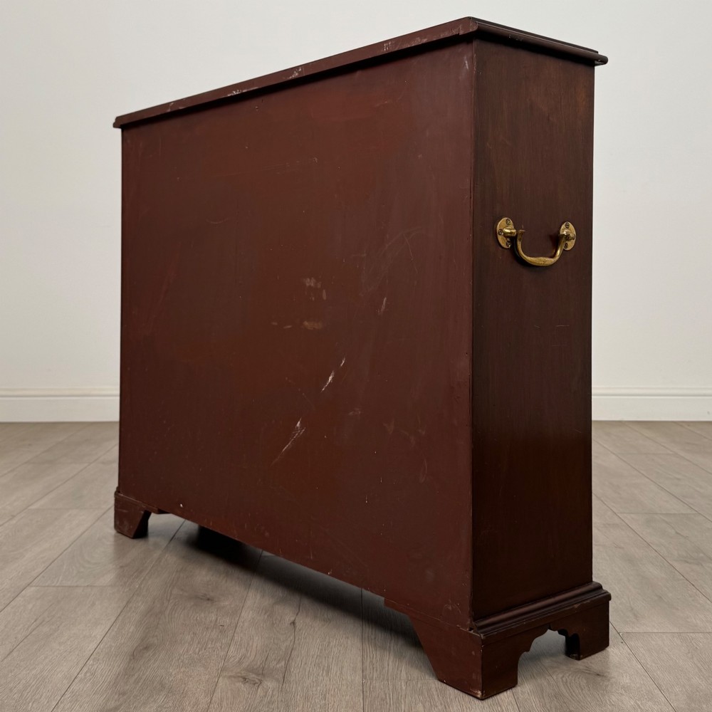 Antique 18th Century Georgian Open Bookcase In Mahogany View VII
