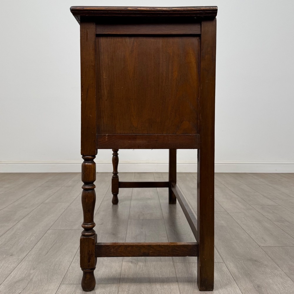 Antique 20th Century Edwardian Cupboard In Oak View IV