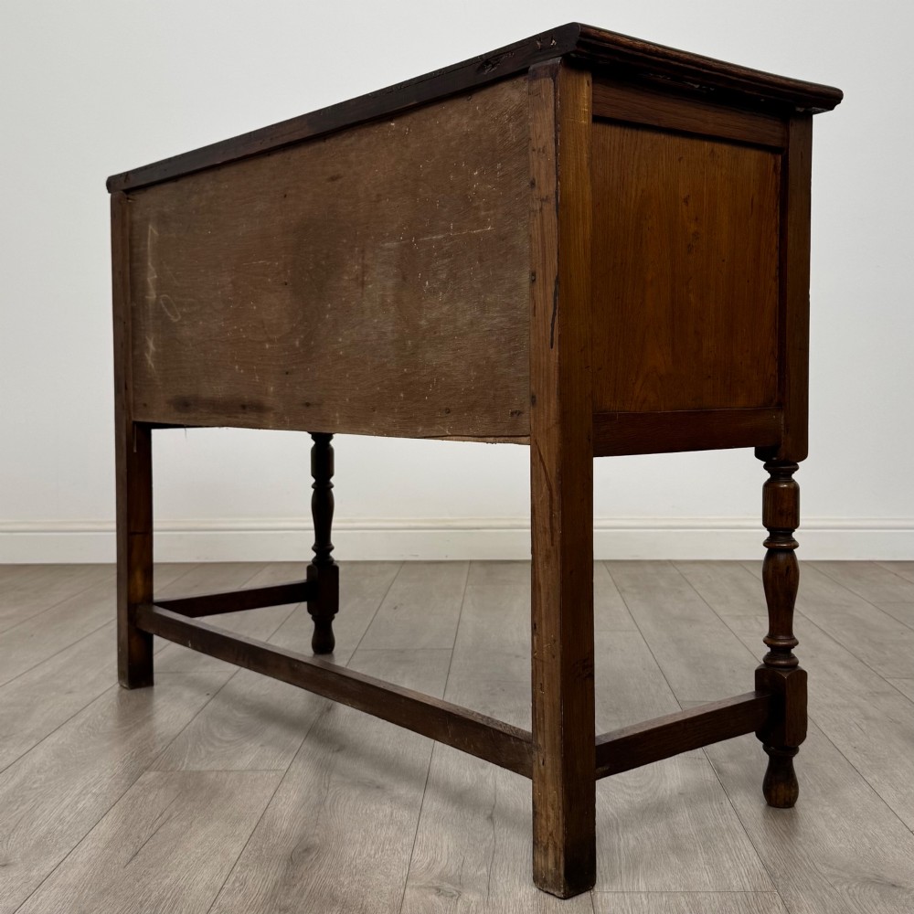 Antique 20th Century Edwardian Cupboard In Oak View VII