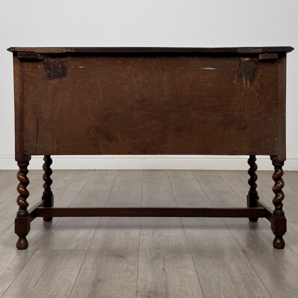 Antique 20th Century Jacobean Style Chest Of Drawers In Oak View V