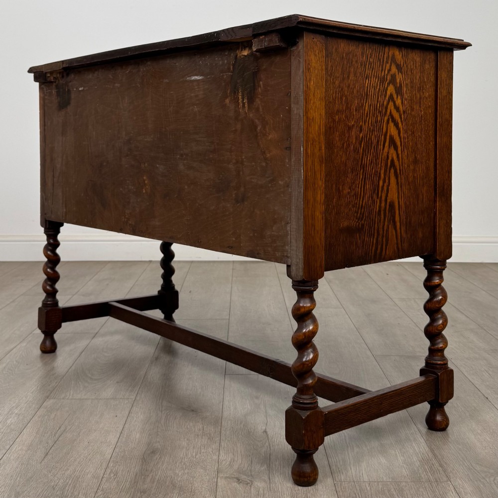 Antique 20th Century Jacobean Style Chest Of Drawers In Oak View VI