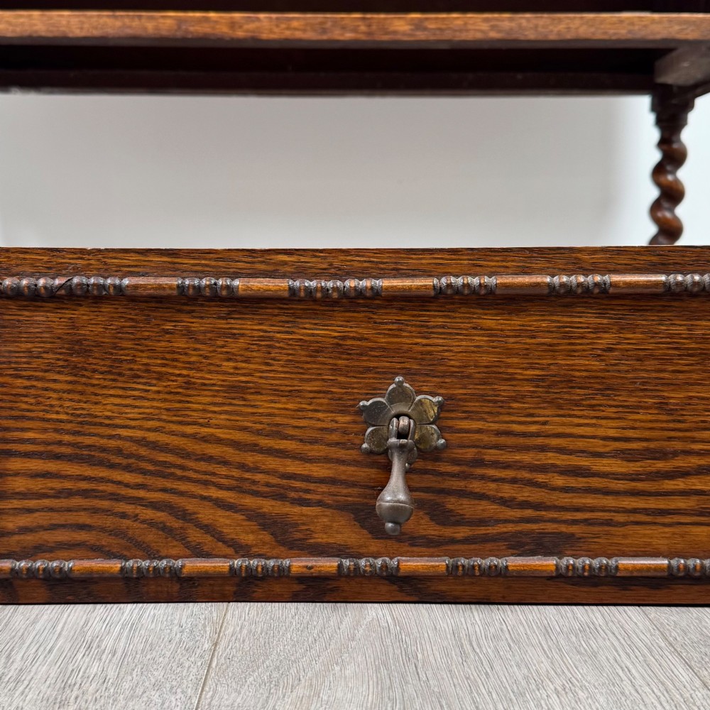 Antique 20th Century Jacobean Style Chest Of Drawers In Oak View XI