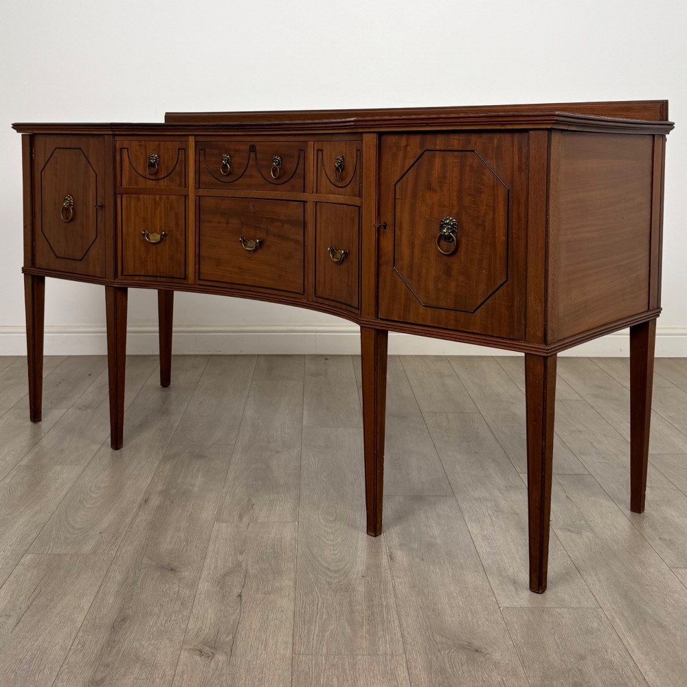Antique 18th Century Large Georgian Sideboard In Mahogany View III