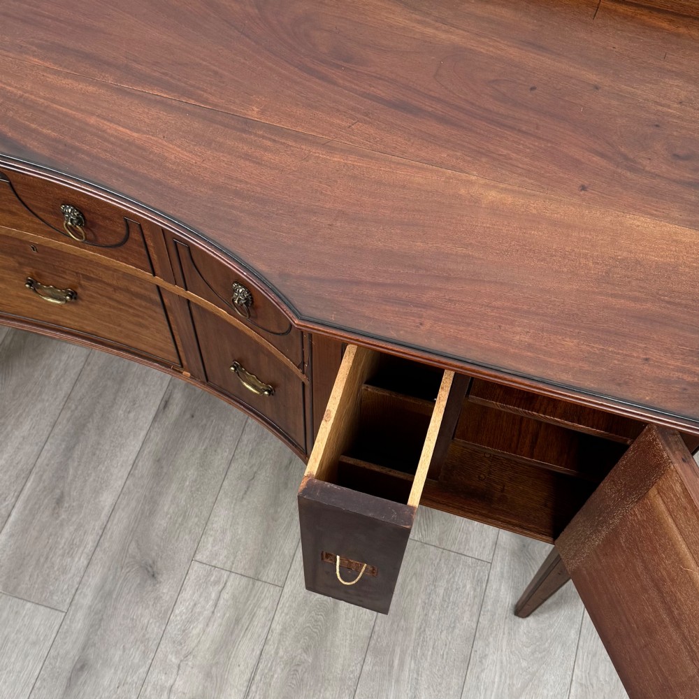 Antique 18th Century Large Georgian Sideboard In Mahogany View XIII
