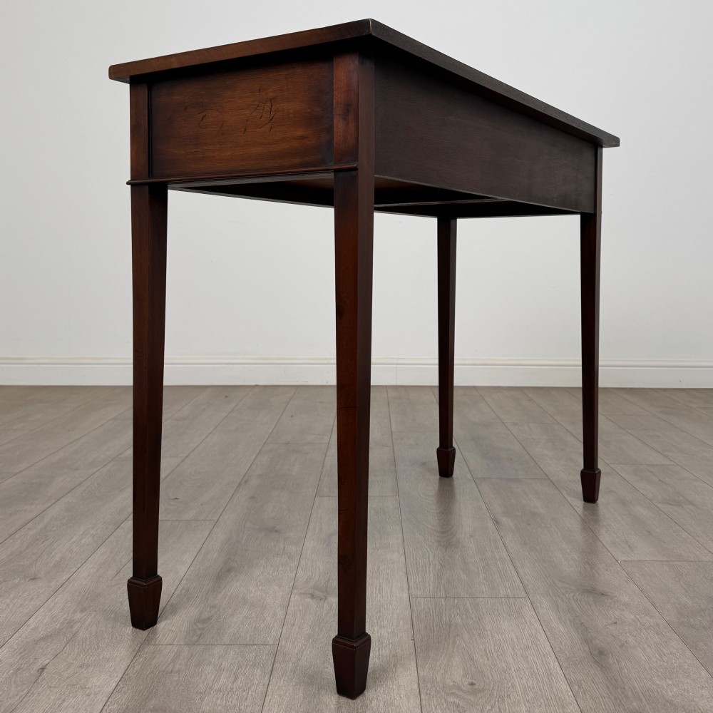 Antique 20th Century Good Quality Writing Table In Mahogany View IV