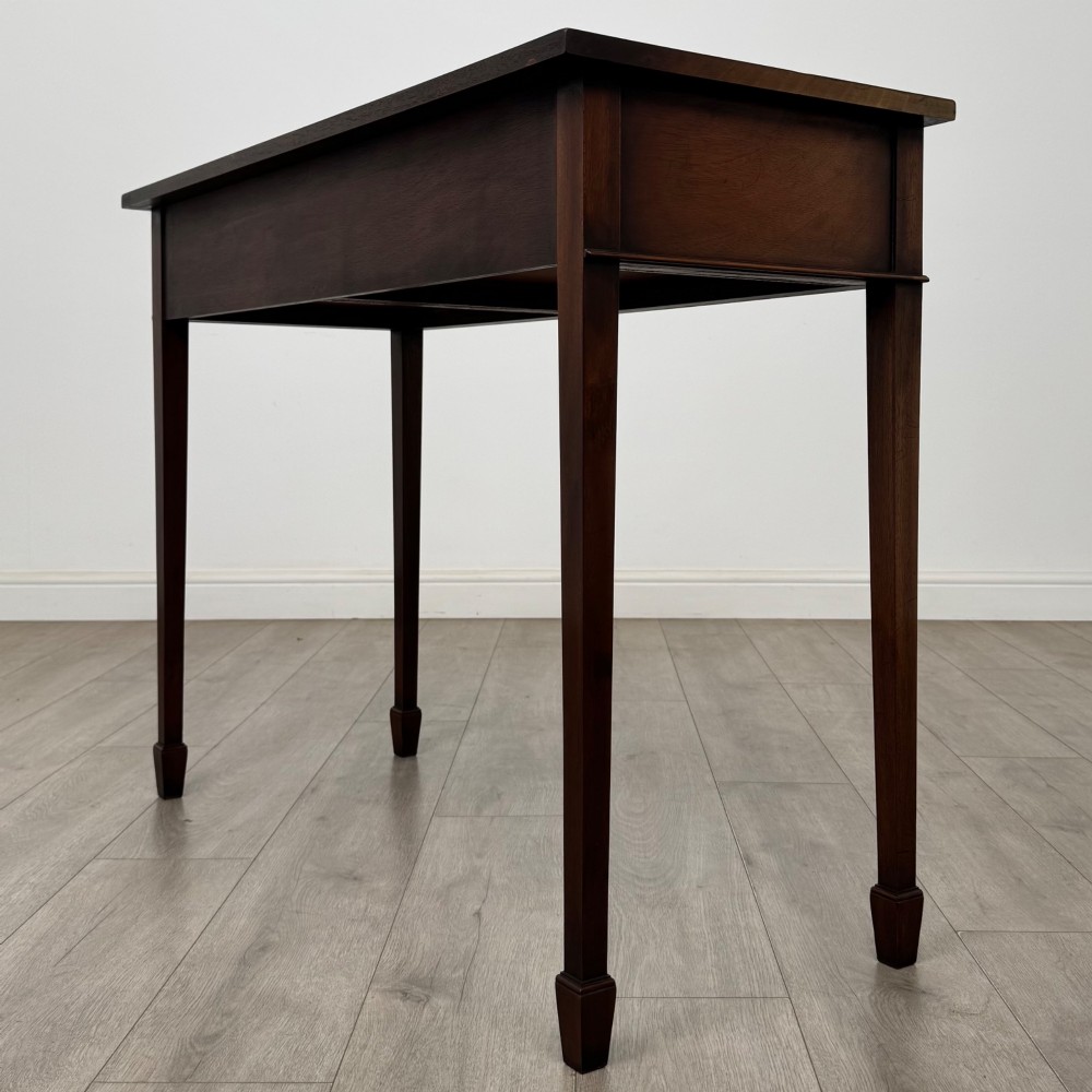 Antique 20th Century Good Quality Writing Table In Mahogany View VI