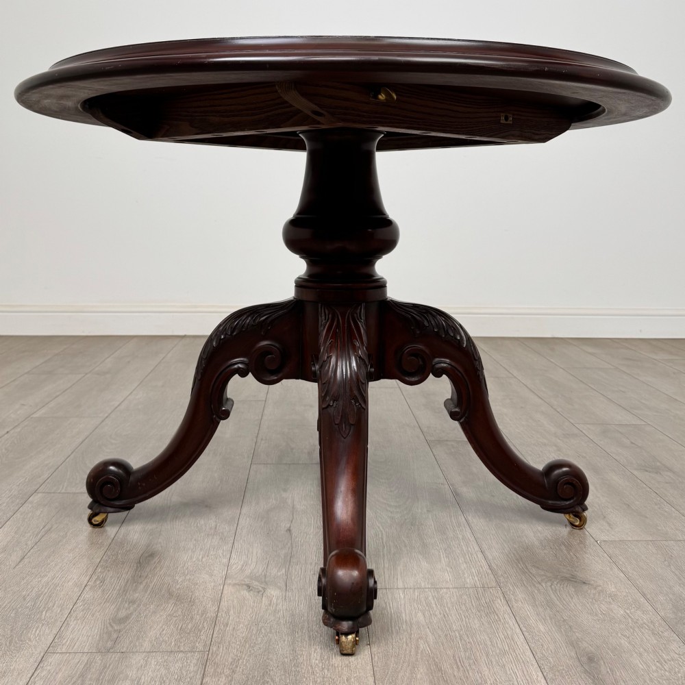 Antique 19th Century Victorian Breakfast Table In Mahogany