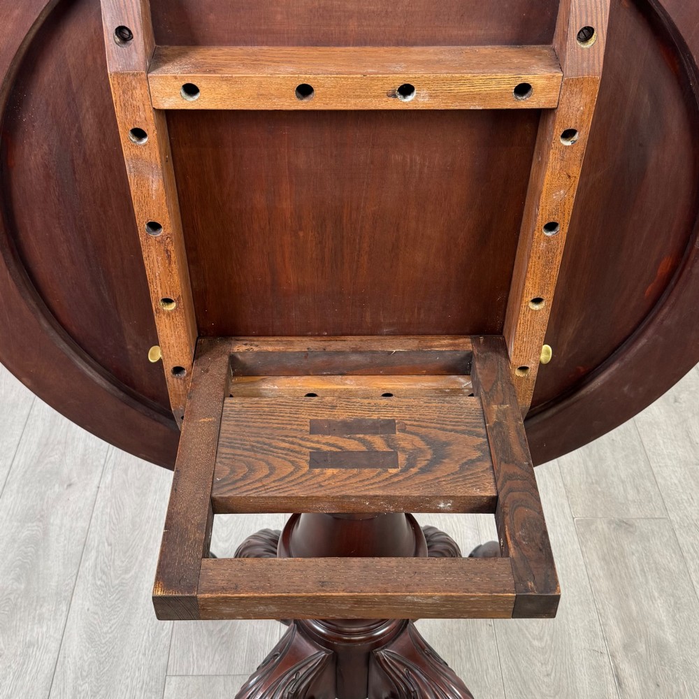 Antique 19th Century Victorian Breakfast Table In Mahogany View IV