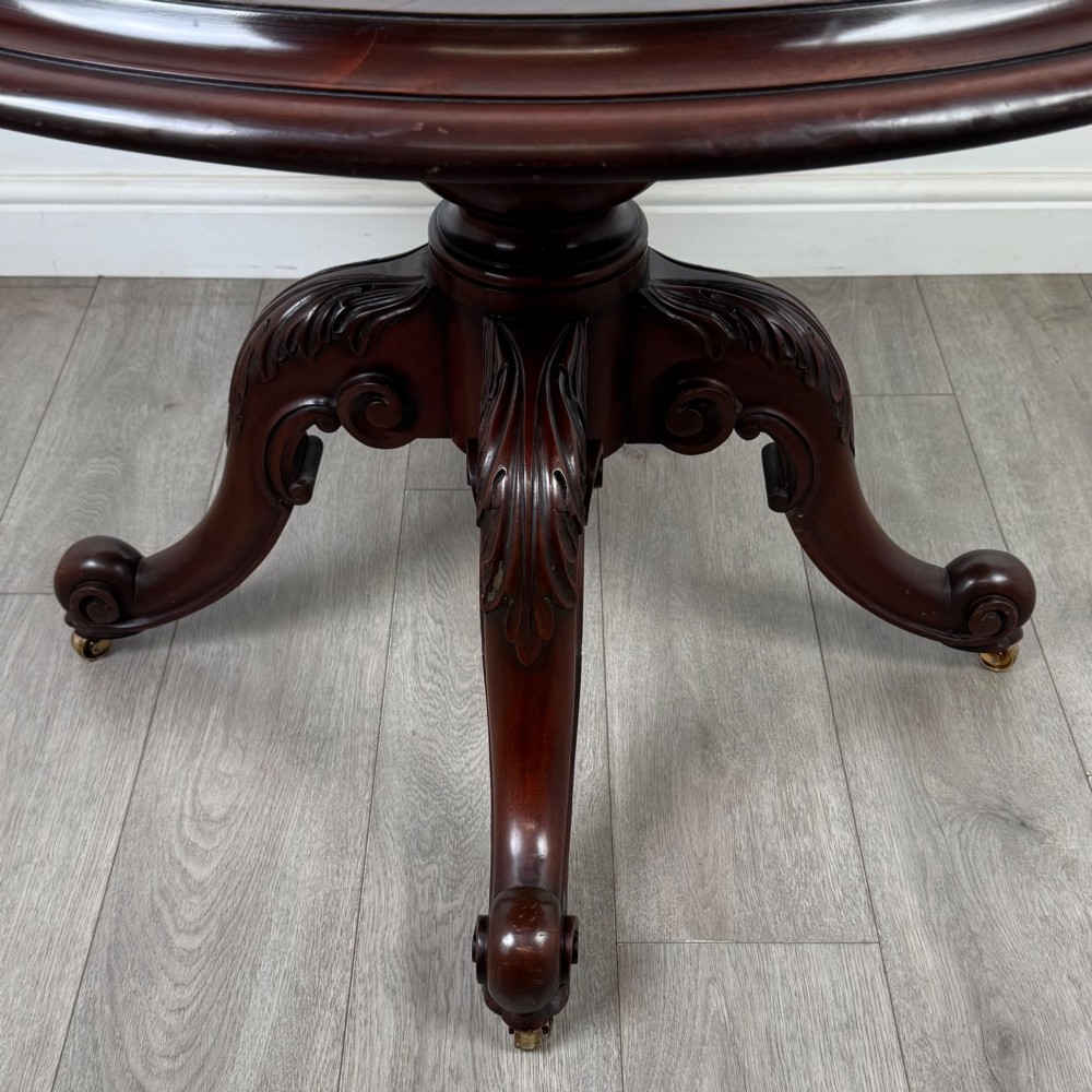 Antique 19th Century Victorian Breakfast Table In Mahogany View V