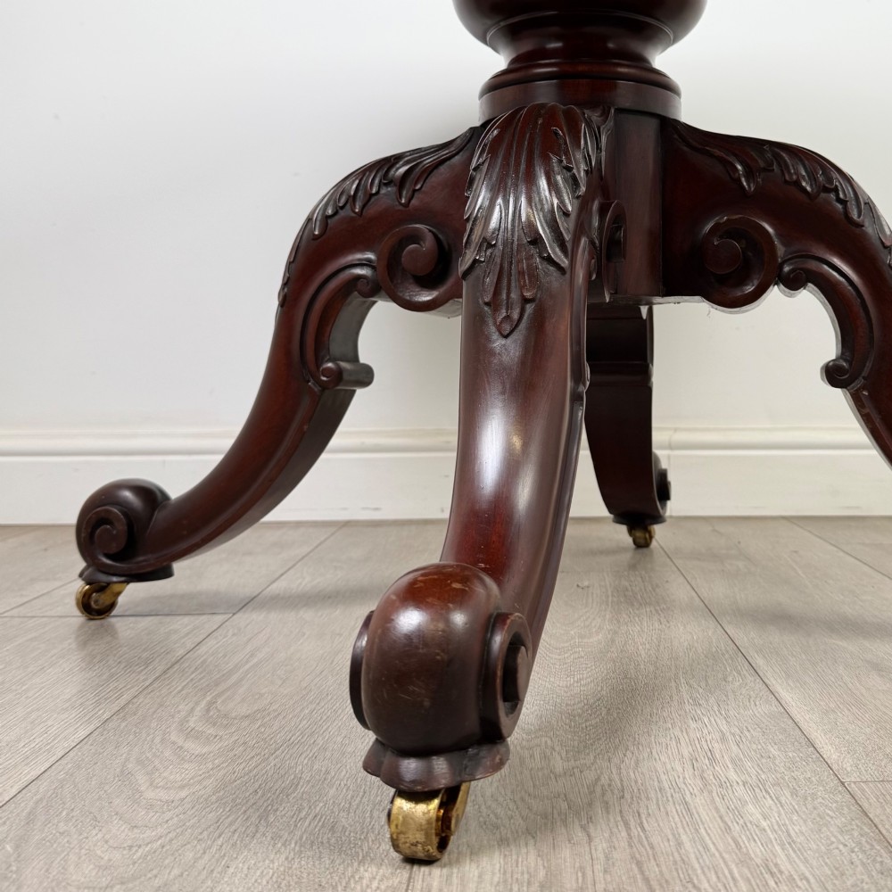 Antique 19th Century Victorian Breakfast Table In Mahogany View VI