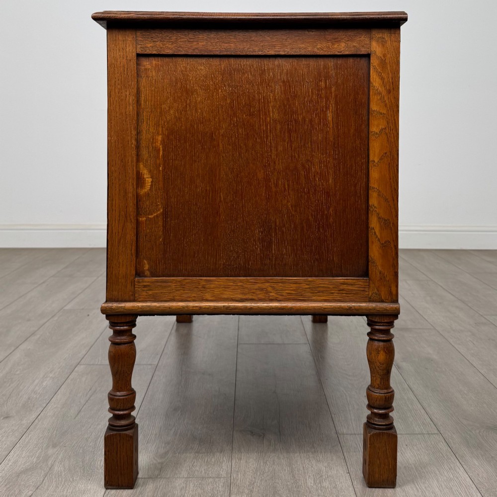 Antique 20th Century Edwardian Chest Of Drawers In Oak View III