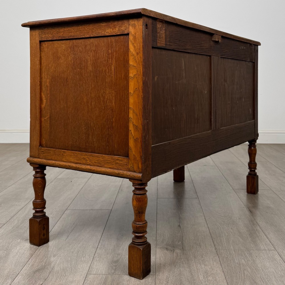 Antique 20th Century Edwardian Chest Of Drawers In Oak View IV