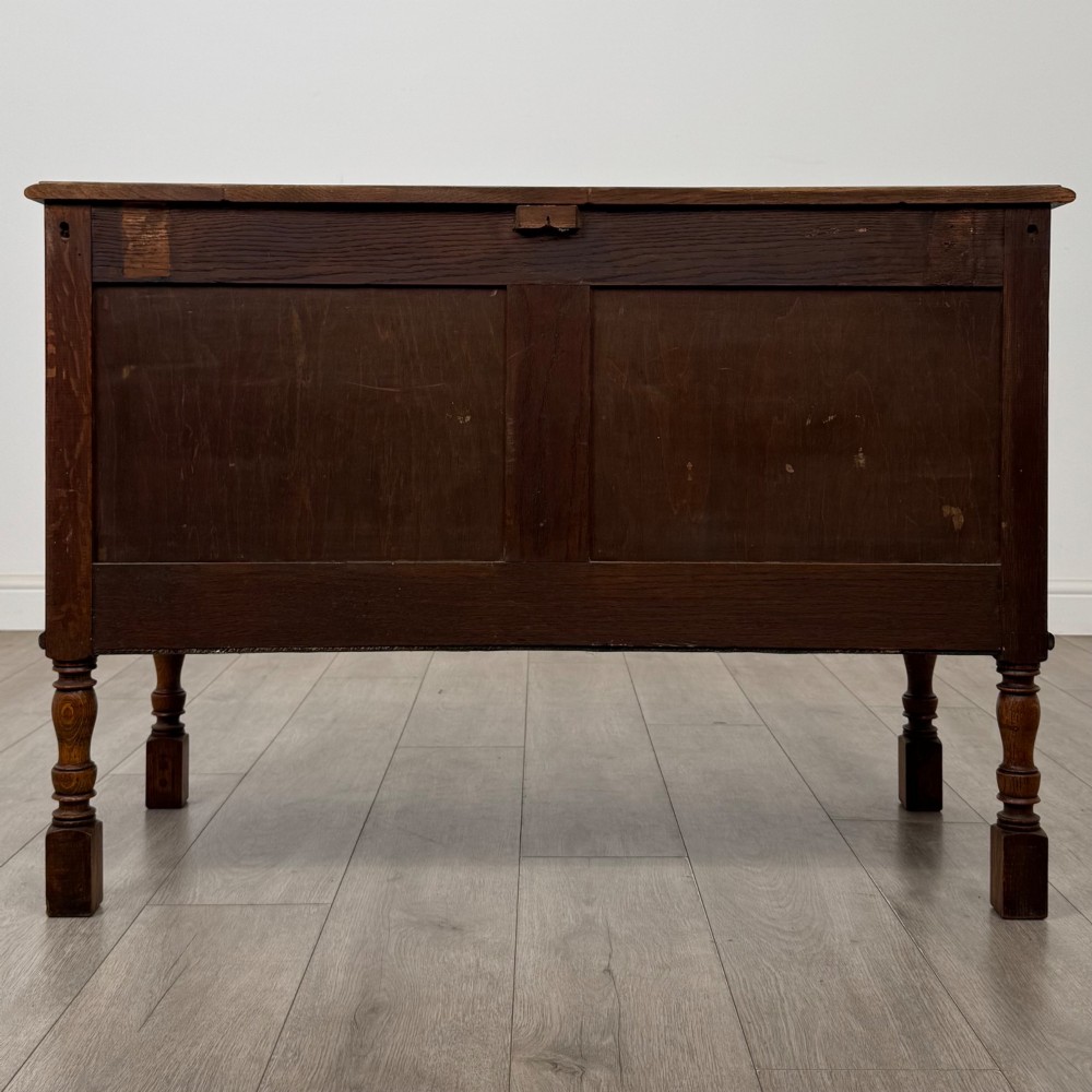 Antique 20th Century Edwardian Chest Of Drawers In Oak View V