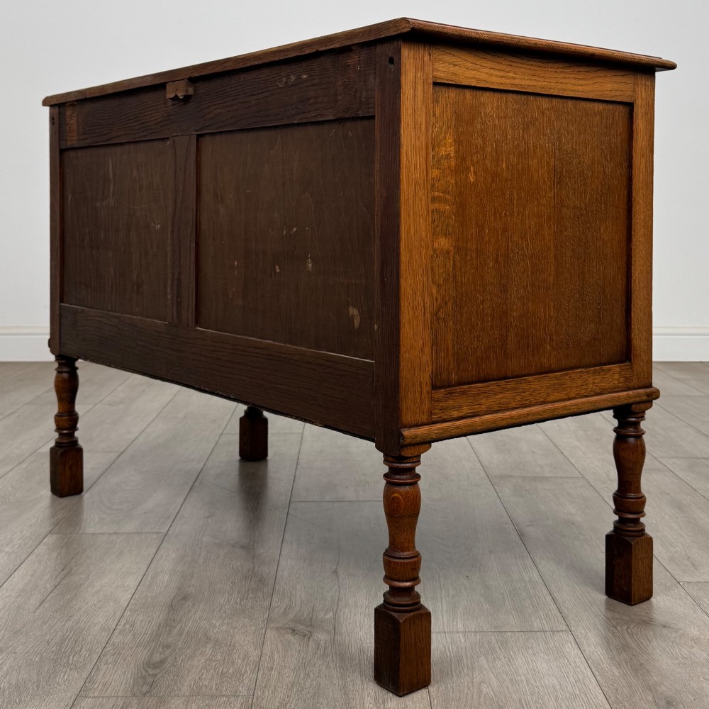 Antique 20th Century Edwardian Chest Of Drawers In Oak View VI