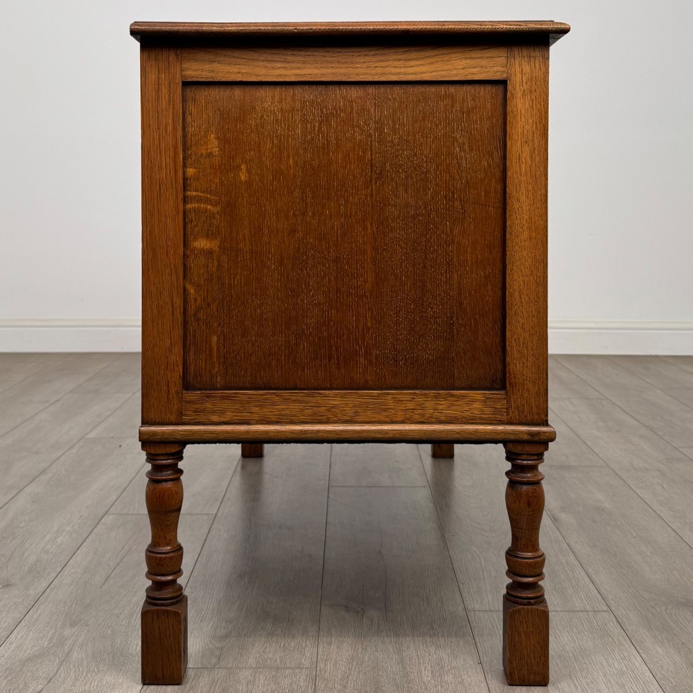 Antique 20th Century Edwardian Chest Of Drawers In Oak View VII