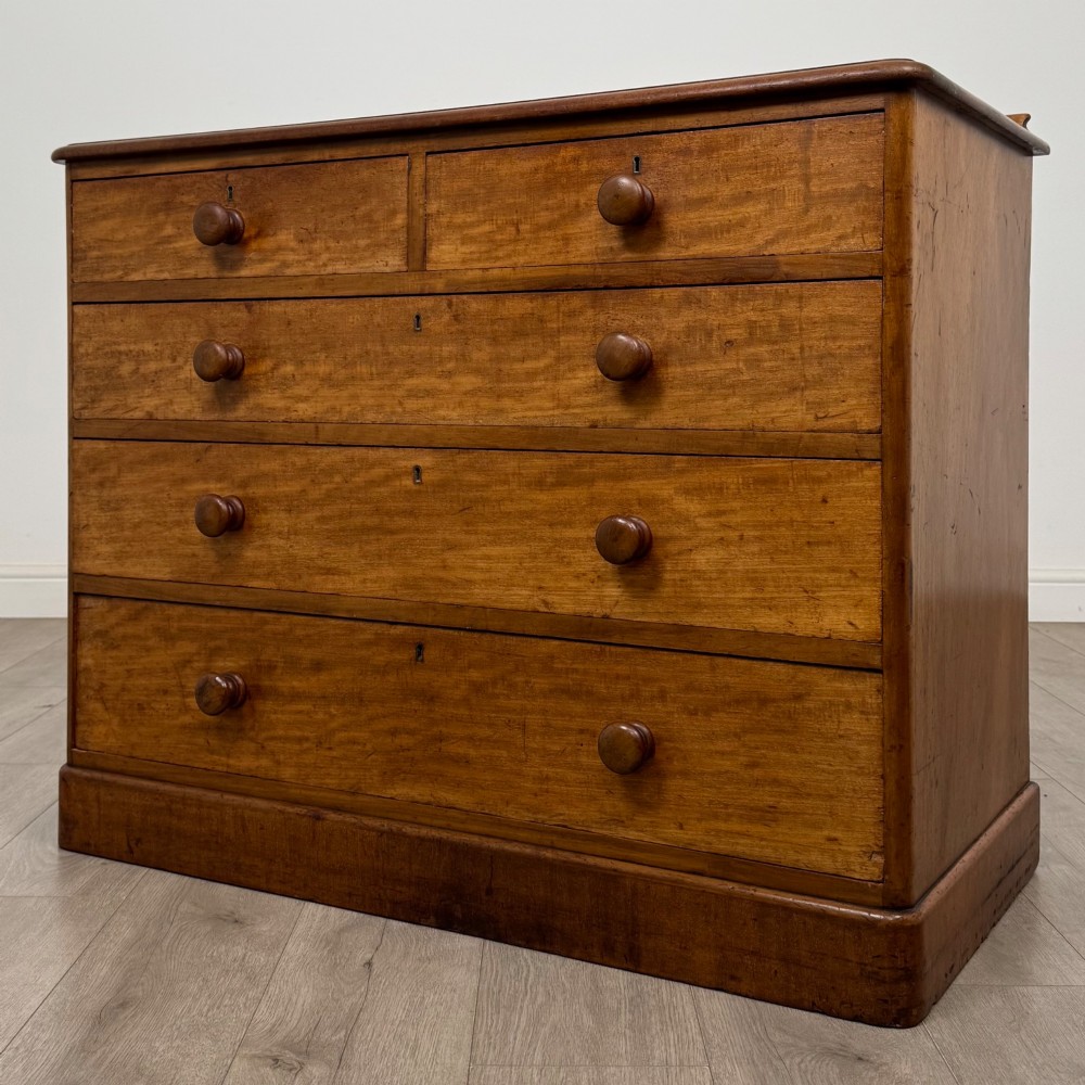 Antique 19th Century Victorian Chest Of Drawers In Mahogany View II