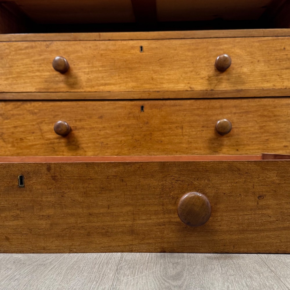 Antique 19th Century Victorian Chest Of Drawers In Mahogany View XI