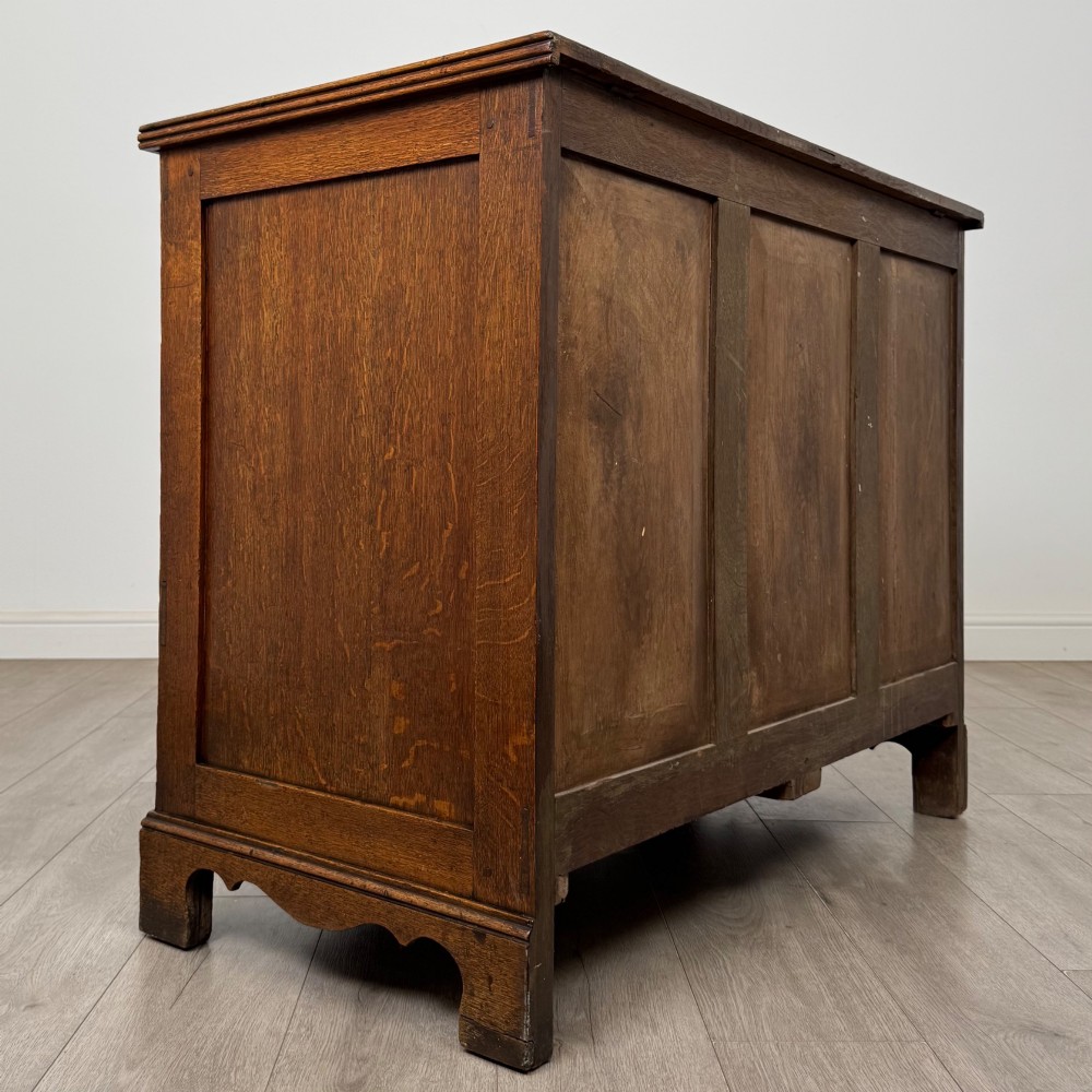 Antique 18th Century Georgian Oak Mule Chest Of Fine Quality View IV