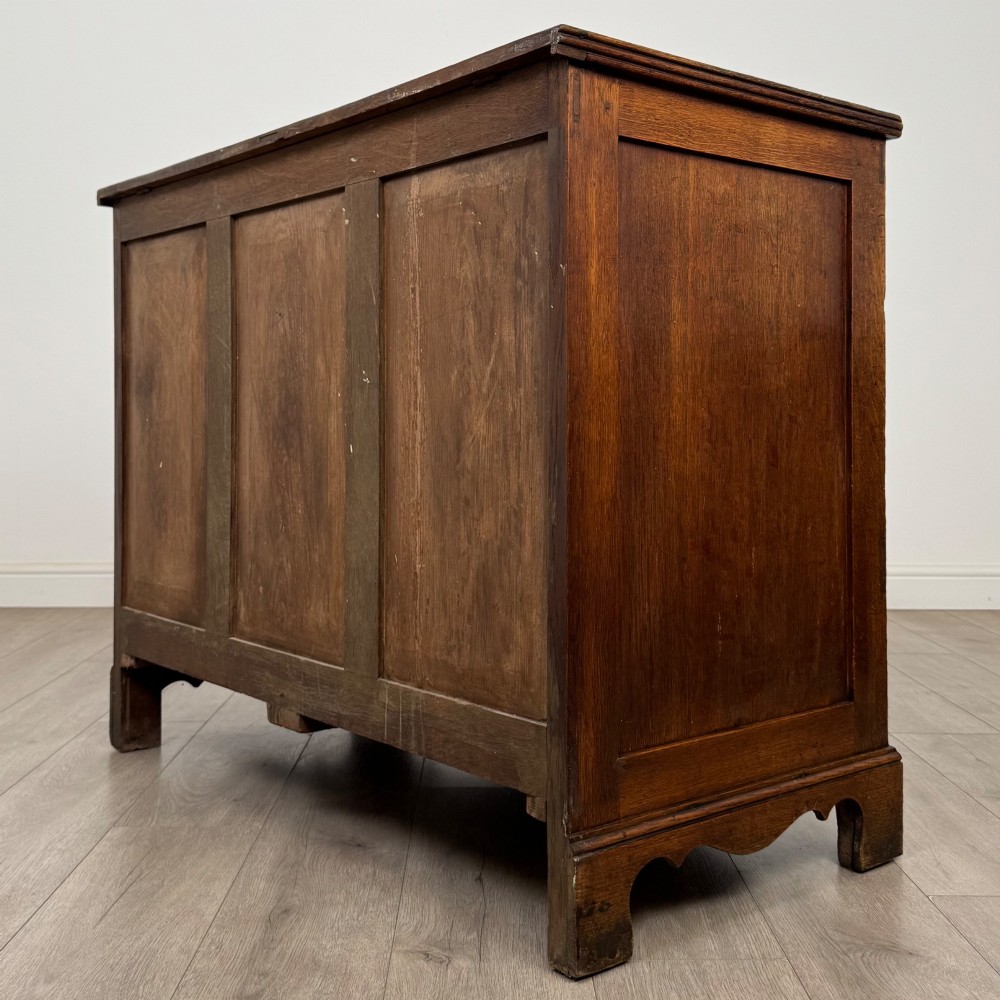 Antique 18th Century Georgian Oak Mule Chest Of Fine Quality View VI
