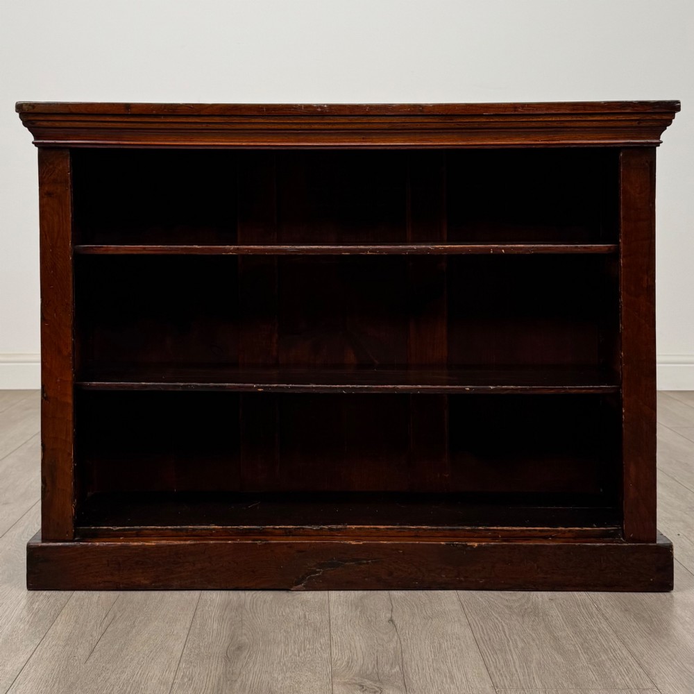 Antique 19th Century Small Victorian Bookcase In Mahogany View II