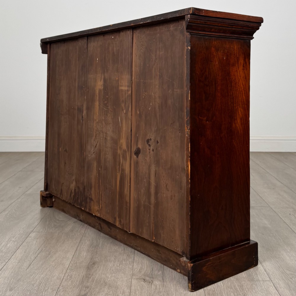 Antique 19th Century Small Victorian Bookcase In Mahogany View VII