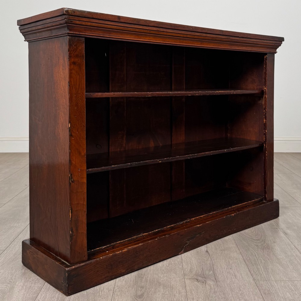 Antique 19th Century Small Victorian Bookcase In Mahogany View IX