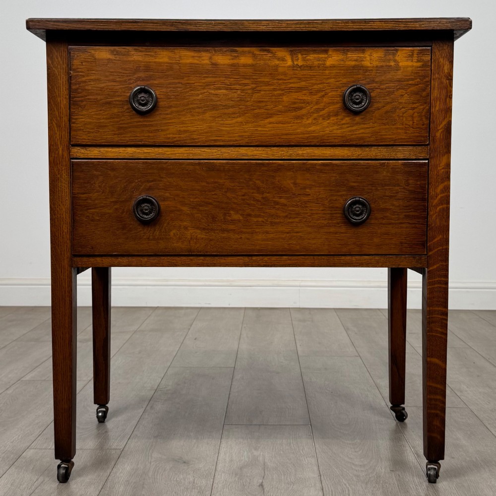 Antique 20th Century Edwardian Chest Of Drawers In Oak