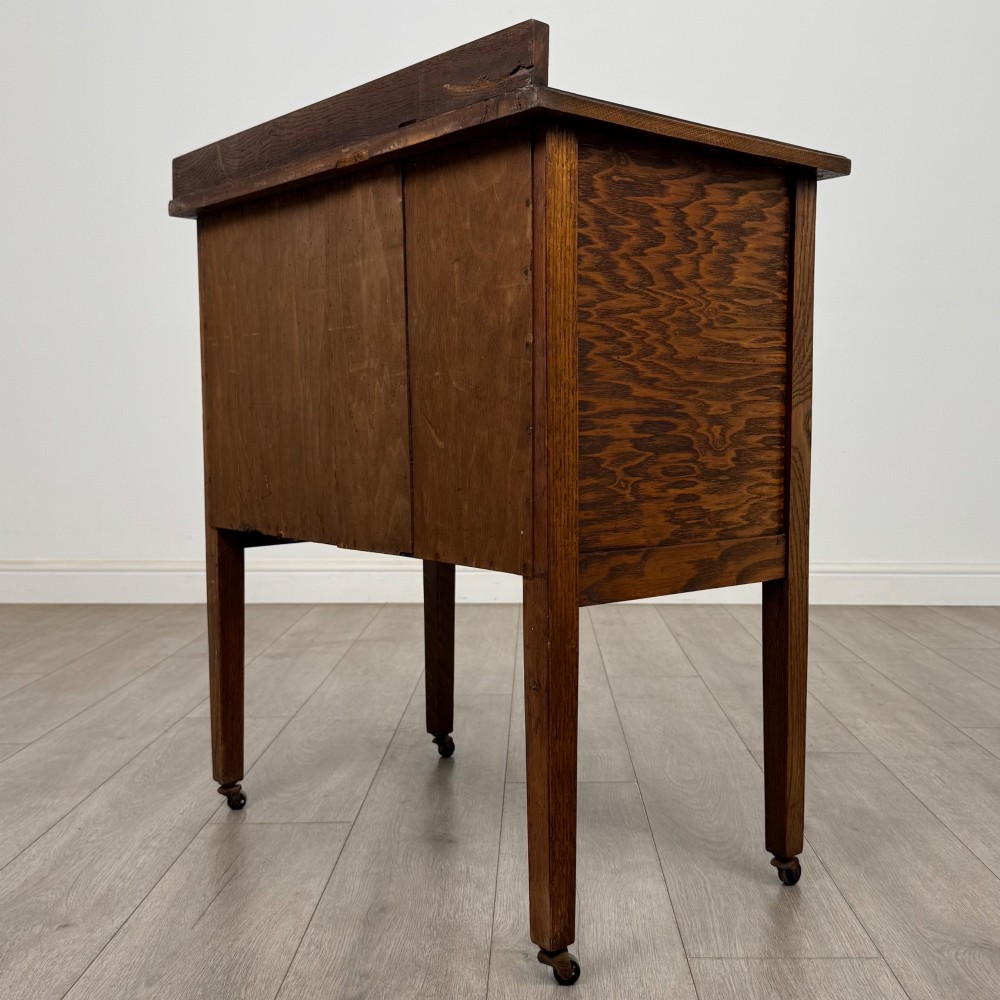 Antique 20th Century Edwardian Chest Of Drawers In Oak View VI